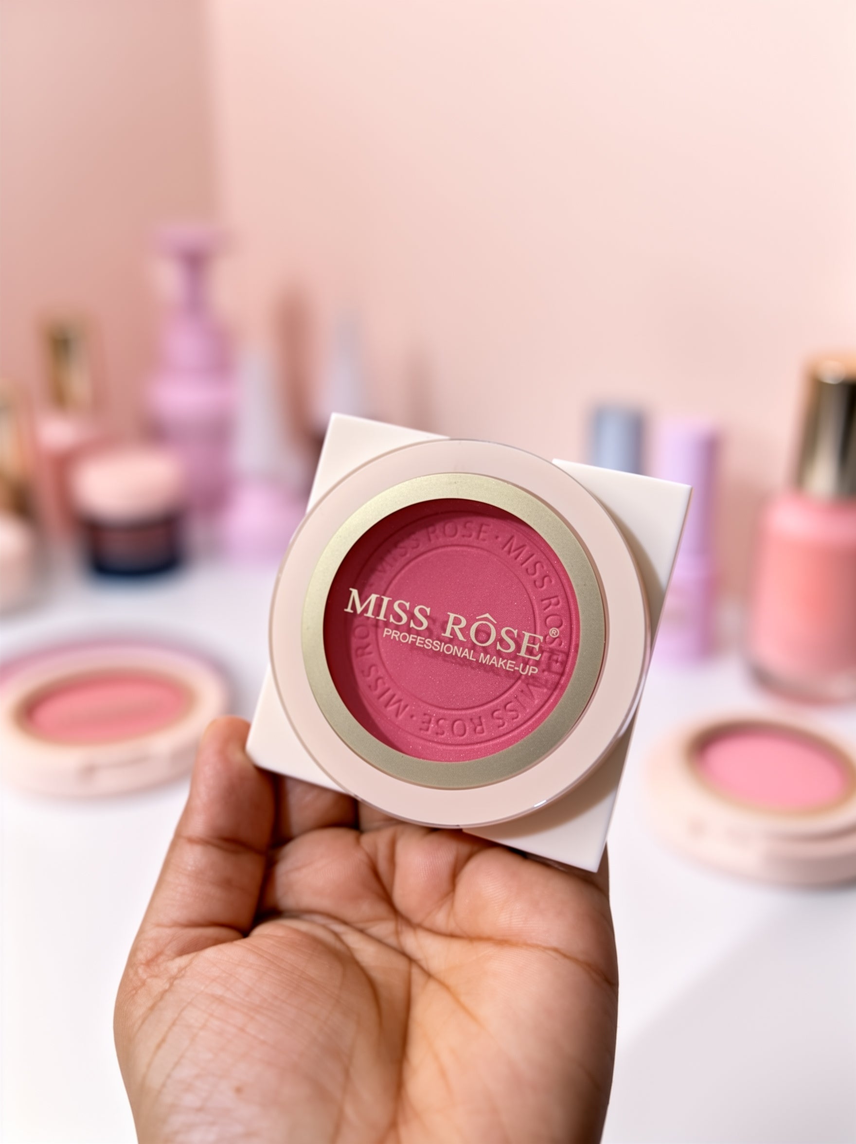 Miss Rose Powder Blush - High-Pigment 4-Shade Series Combo