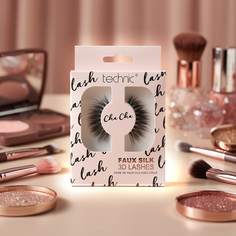 Technic Faux Silk Lashes – Cha Cha | Lightweight Vegan False Lashes in Bangladesh