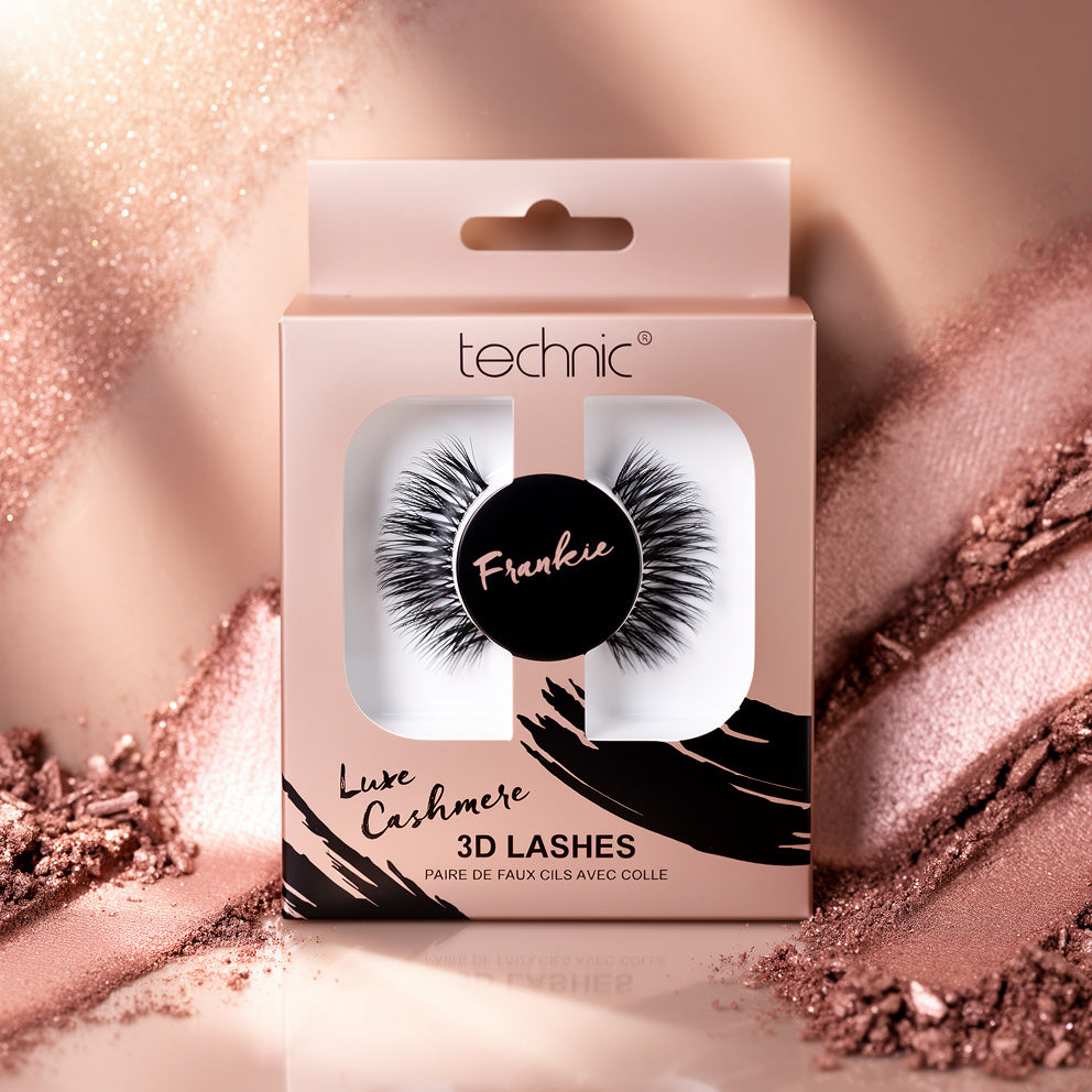 Technic Luxe Cashmere Lashes – Frankie | Lightweight, Fluffy Vegan Lashes