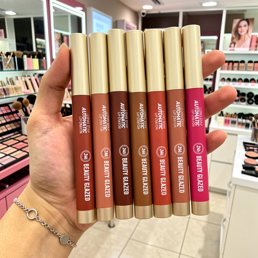 Beauty Glazed Long Stay Automated Lip Crayon | Soft Matte Long-Lasting Lip Color