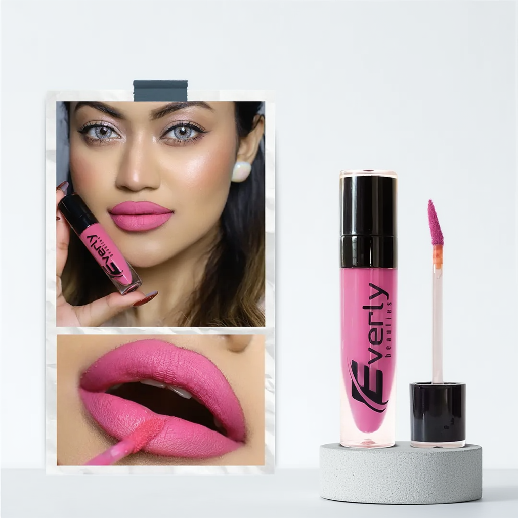 Everly Beauties Waterproof Matte Liquid Lipstick | Long-Lasting High Pigment