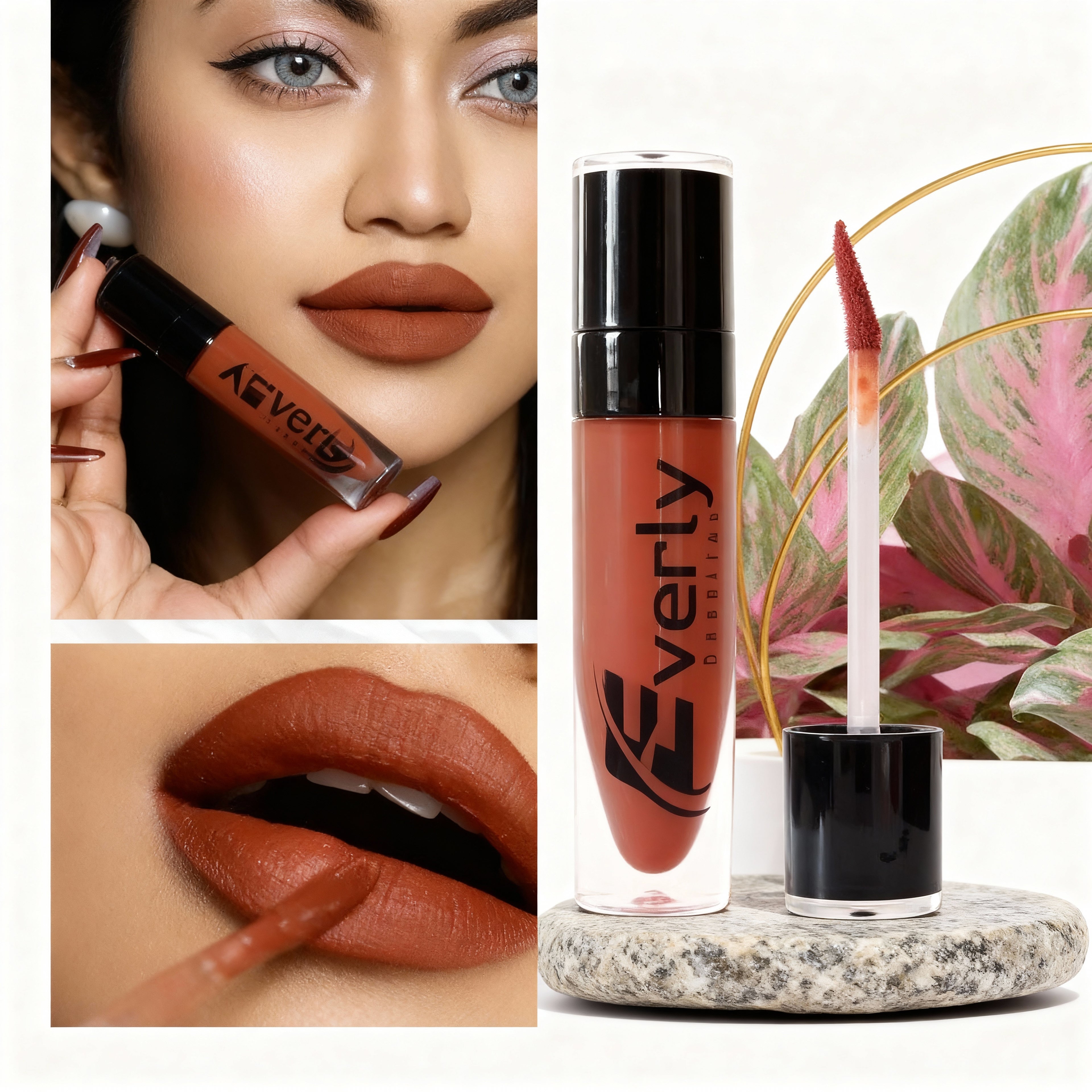 Everly Beauties Waterproof Matte Liquid Lipstick | Long-Lasting High Pigment