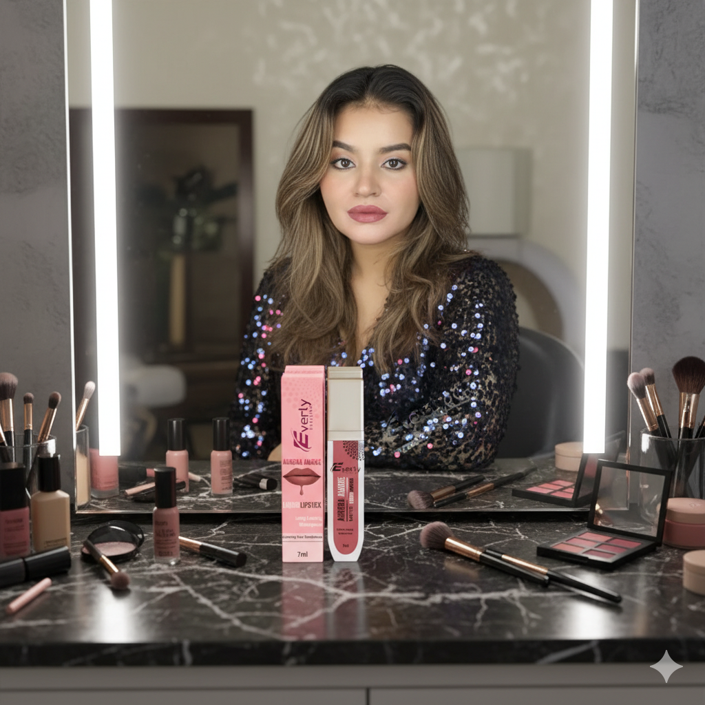 Everly Beauties Aurora Amore Matte Liquid Lipstick | Long-Lasting Waterproof Matte