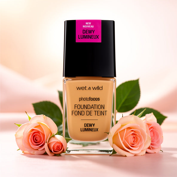 Wet n Wild Photo Focus Dewy Foundation | Hydrating Buildable Glow Finish