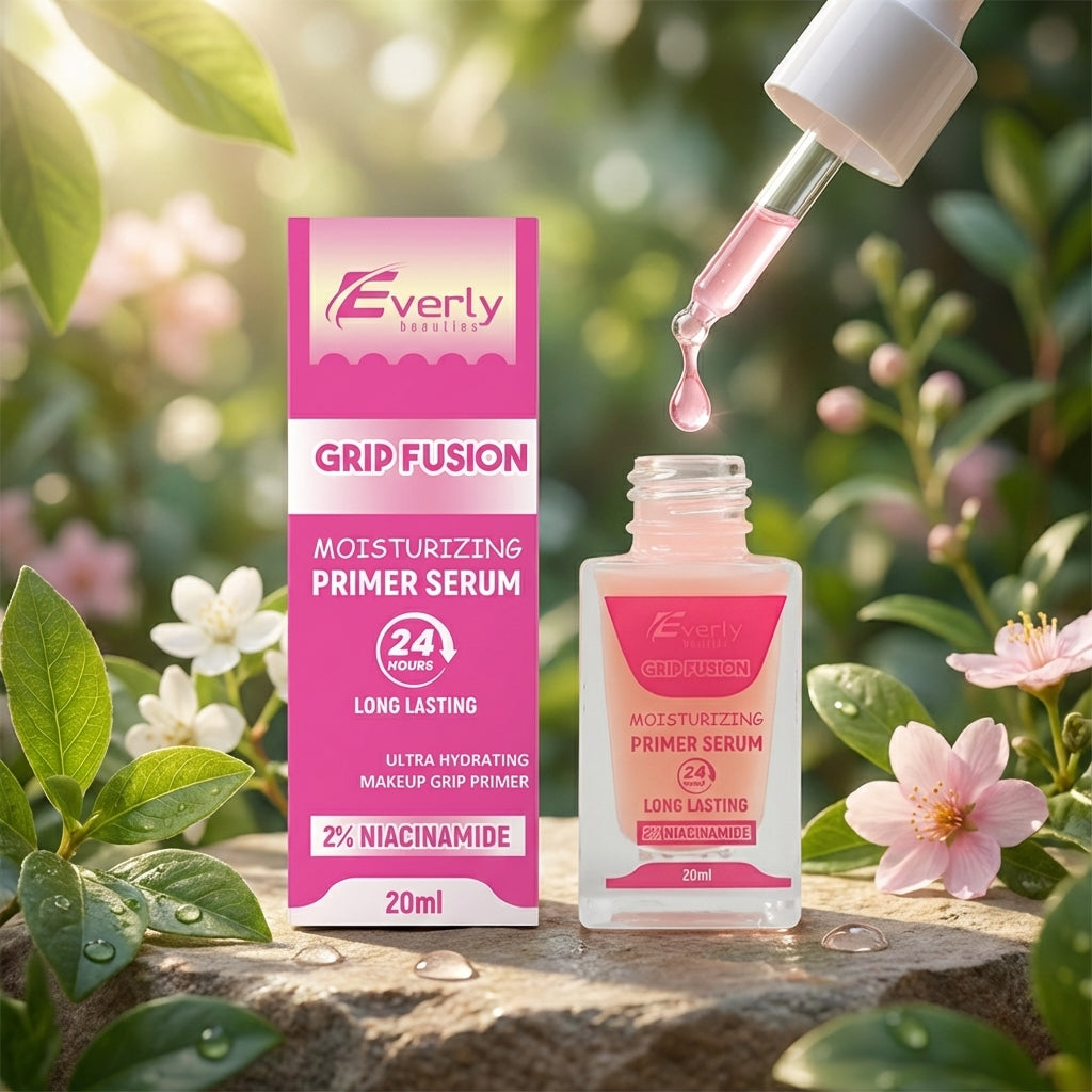 Everly Beauties Grip Fusion Moisturizing Primer Serum – 2% Niacinamide