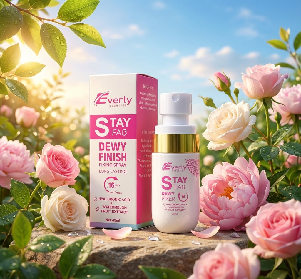 Everly Beauties Stay Fab Dewy Finish Fixing Spray – Hydrating & Long-Lasting