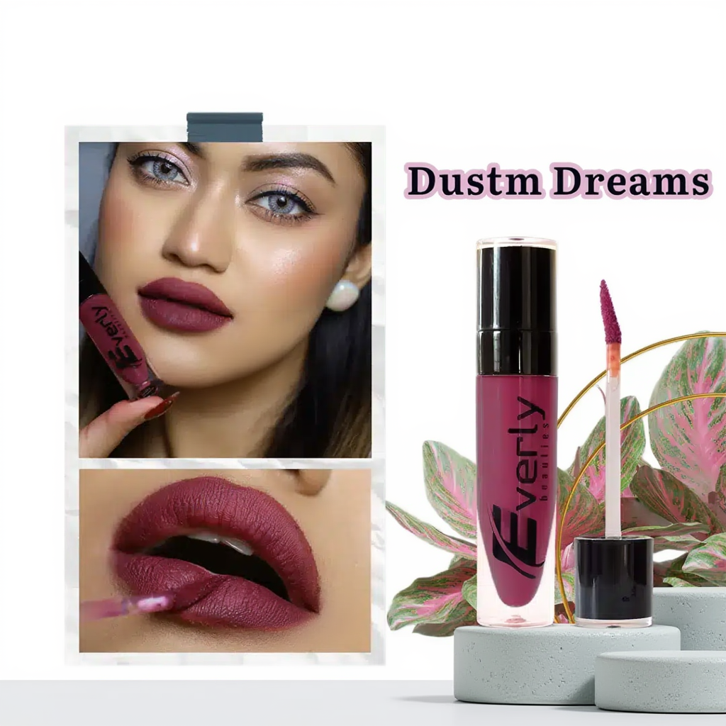 Everly Beauties Waterproof Matte Liquid Lipstick | Long-Lasting High Pigment