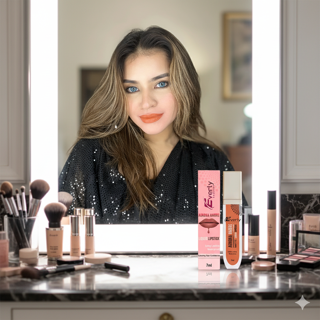 Everly Beauties Aurora Amore Matte Liquid Lipstick | Long-Lasting Waterproof Matte