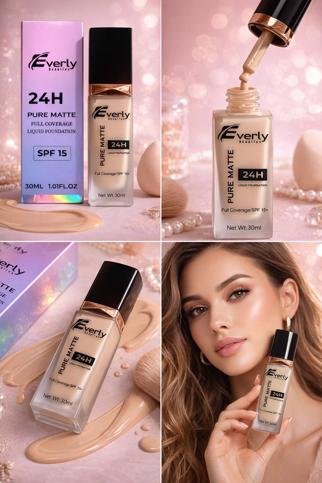 Everly Beauties FlawlessWear Full Cover Matte Foundation