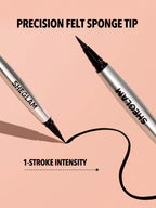 Sheglam Uninterrupted Waterproof Liquid Eyeliner | Smudge-Proof Precision Liner