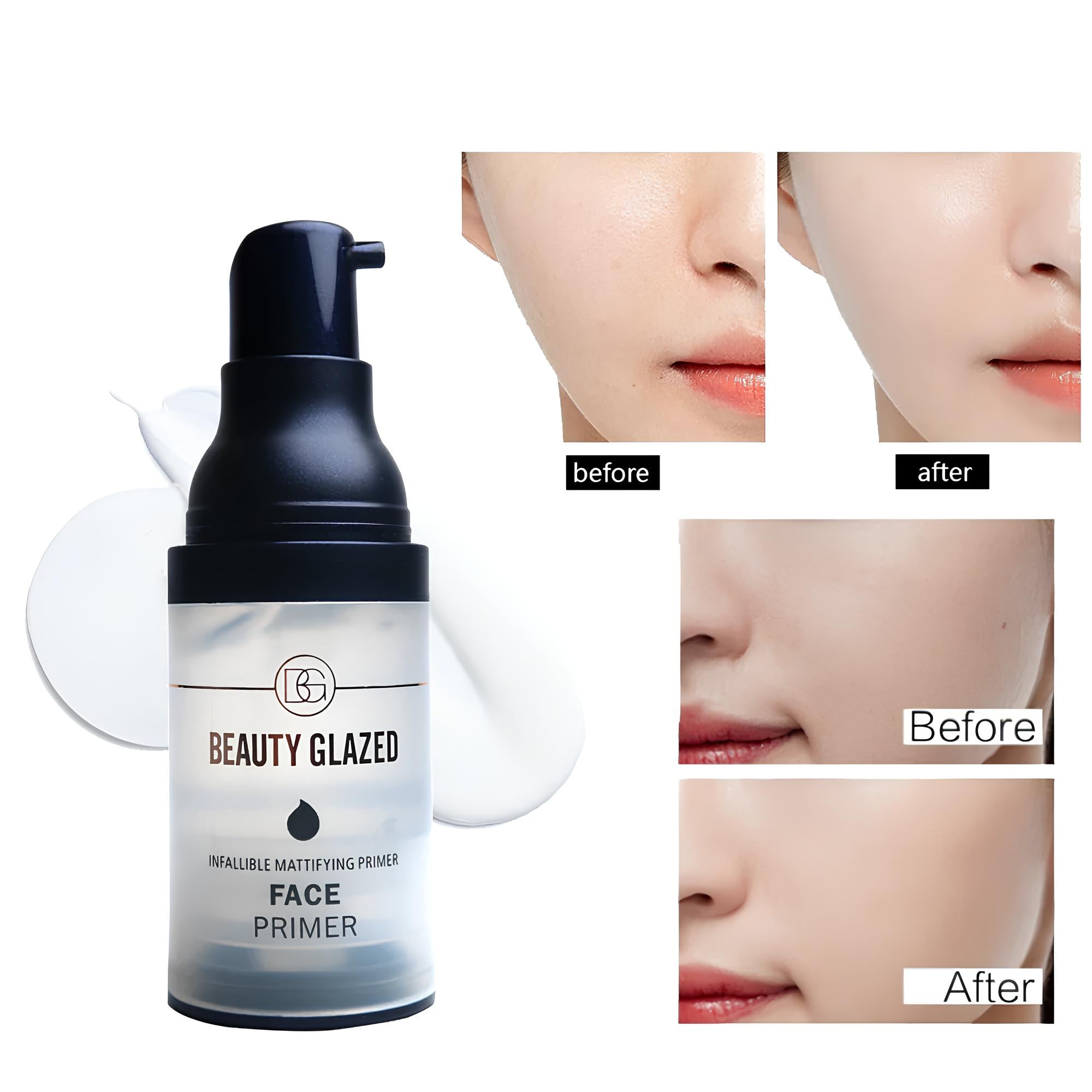 Beauty Glazed Pore Invisible Makeup Primer – Oil Control Matte Base 15ml