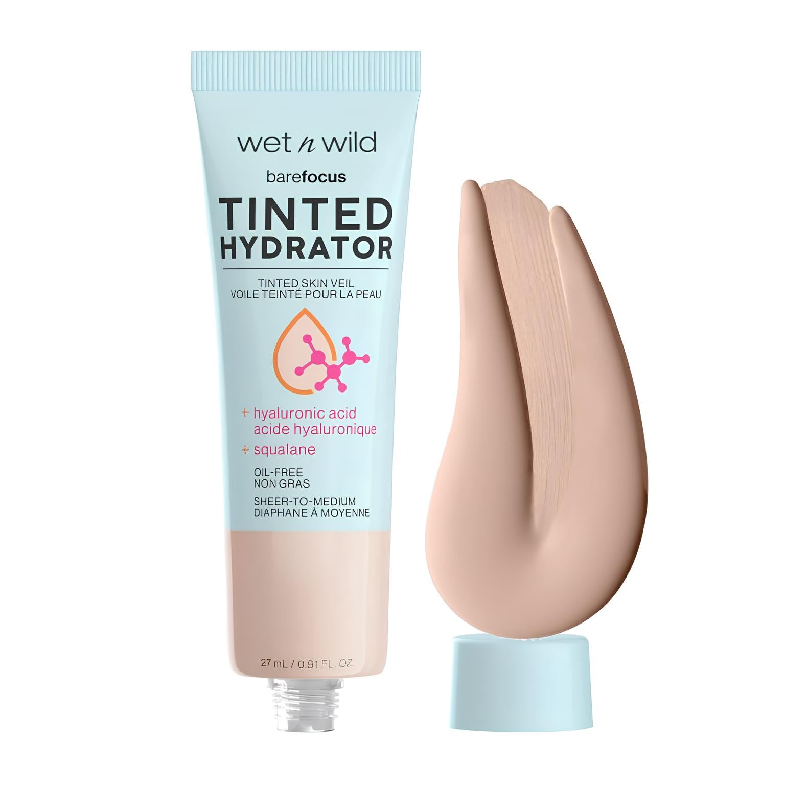 Wet n Wild Bare Focus Tinted Hydrator | Buildable Hydrating Coverage with Semi-Matte Finish