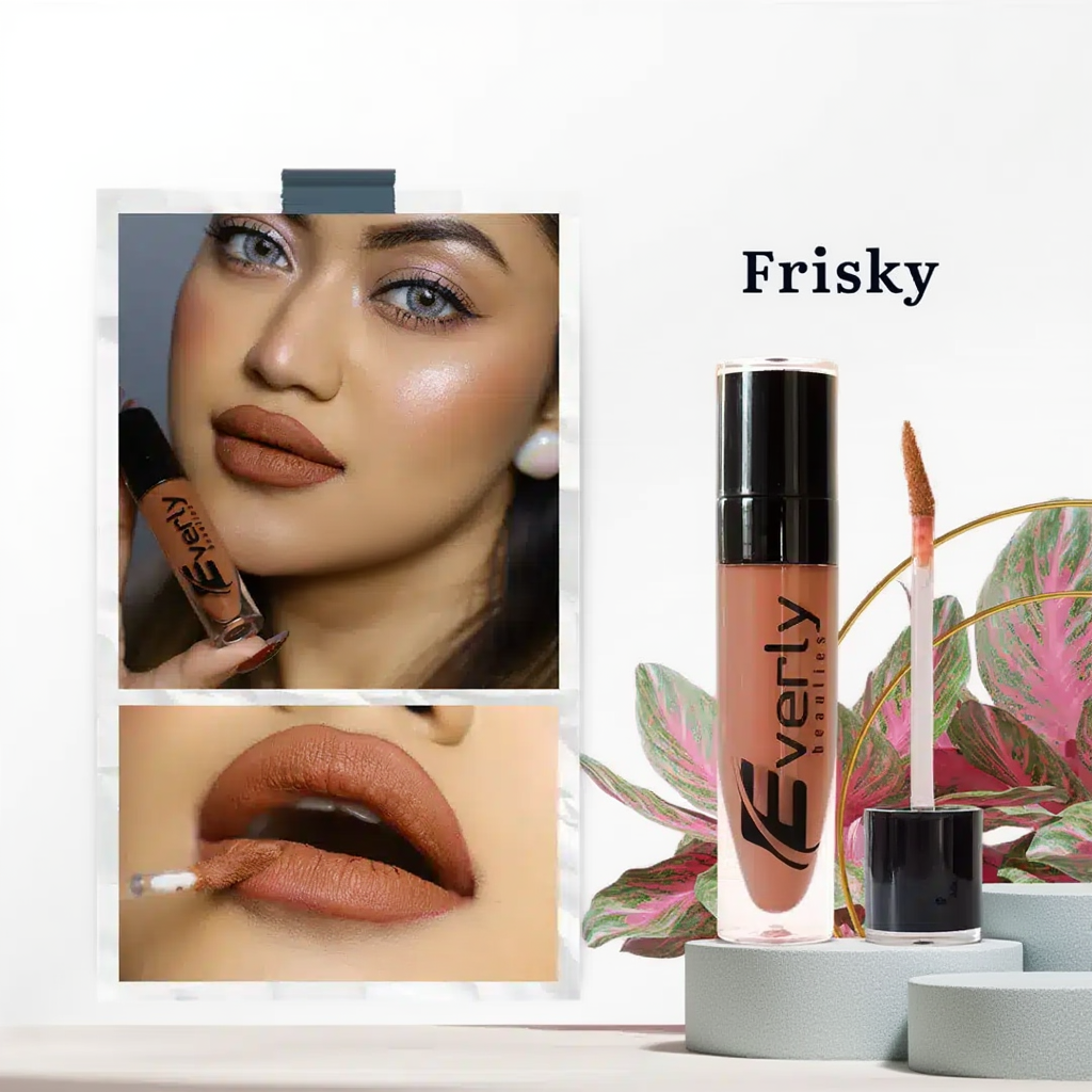 Everly Beauties Waterproof Matte Liquid Lipstick | Long-Lasting High Pigment