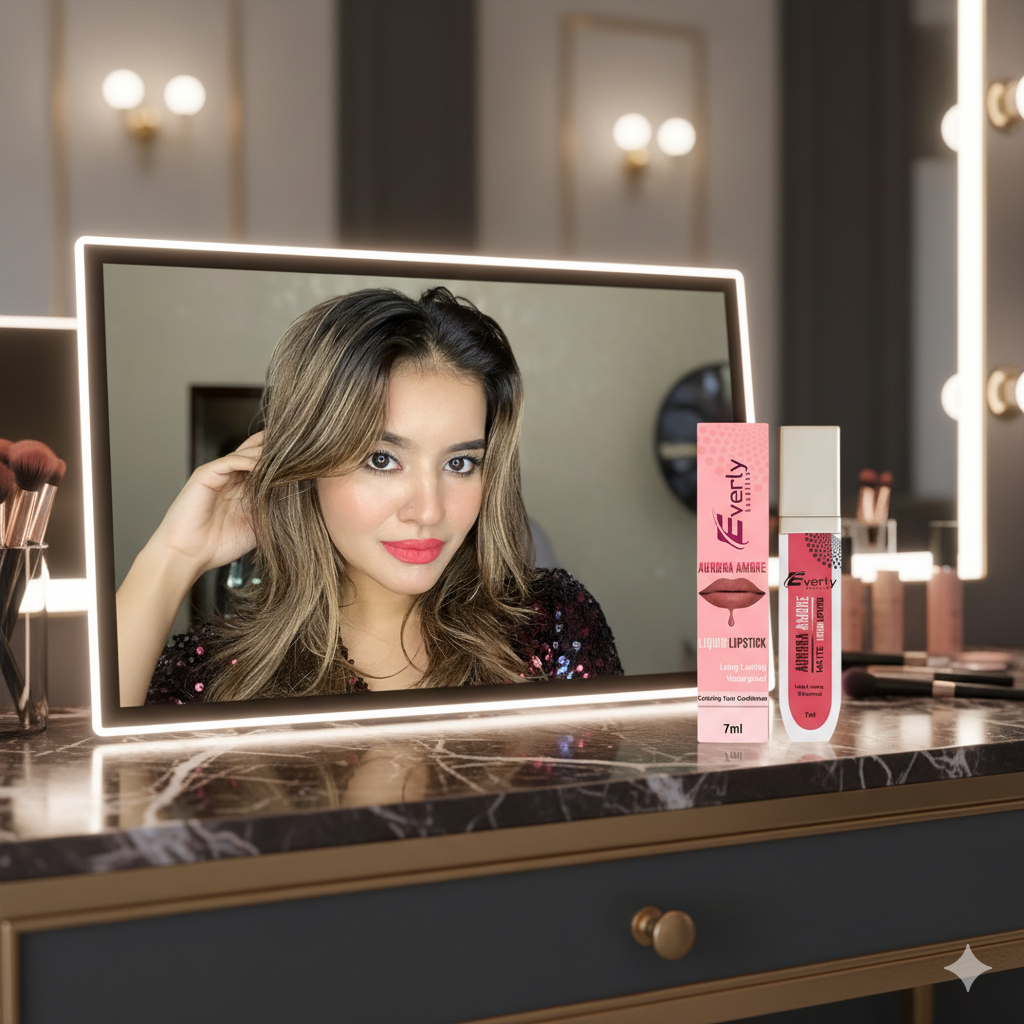 Everly Beauties Aurora Amore Matte Liquid Lipstick | Long-Lasting Waterproof Matte