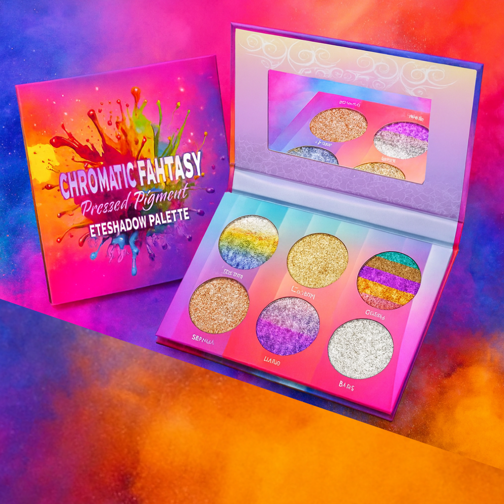 Everly Beauties Chromatic Fantasy Pressed Pigment Palette – Multichrome Magic