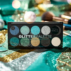 Technic Pressed Glitter Palette – Mermaid | Sparkling Glitter Eyeshadow in Bangladesh
