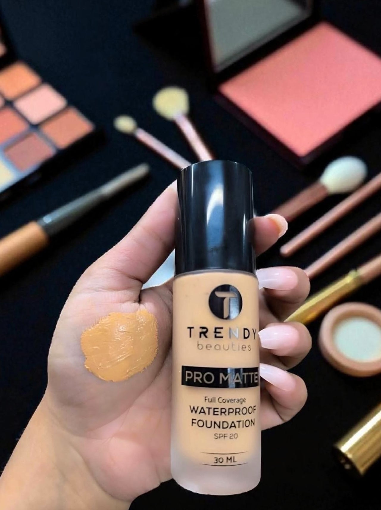 TRENDY Beauties Pro Matte Full Coverage Waterproof Foundation SPF20