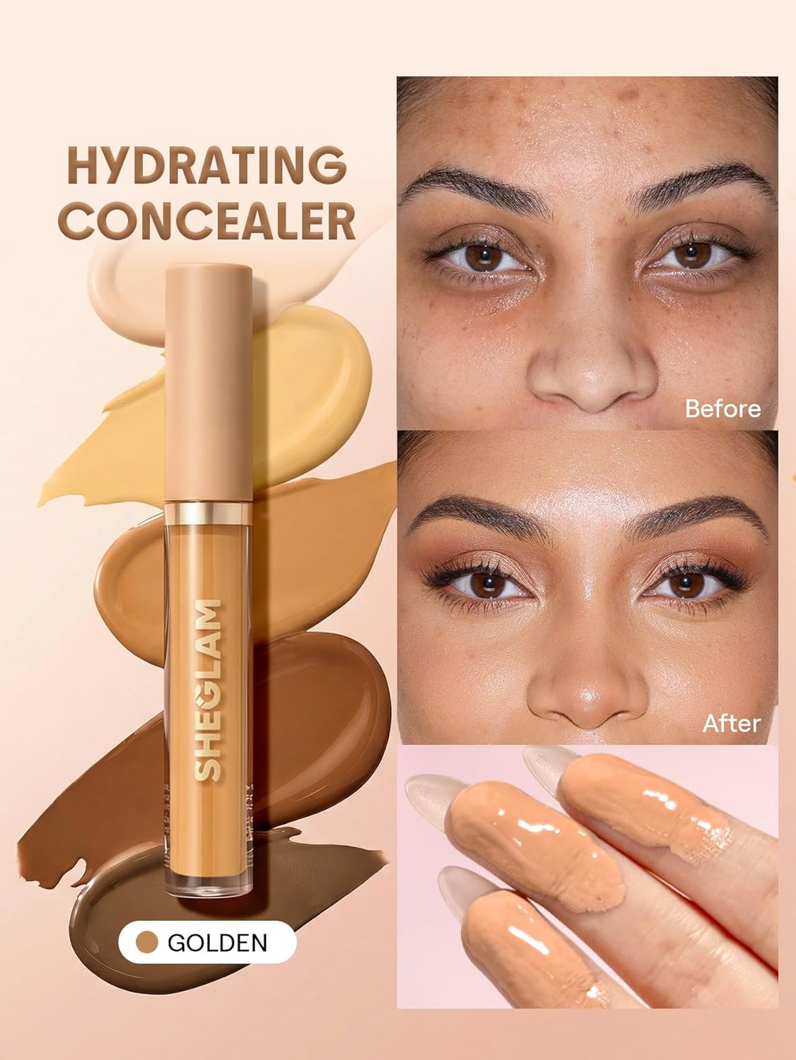 Sheglam Like Magic Color Correcting Concealer Orange | Dark Spot & Under-Eye Corrector
