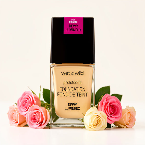Wet n Wild Photo Focus Dewy Foundation | Hydrating Buildable Glow Finish