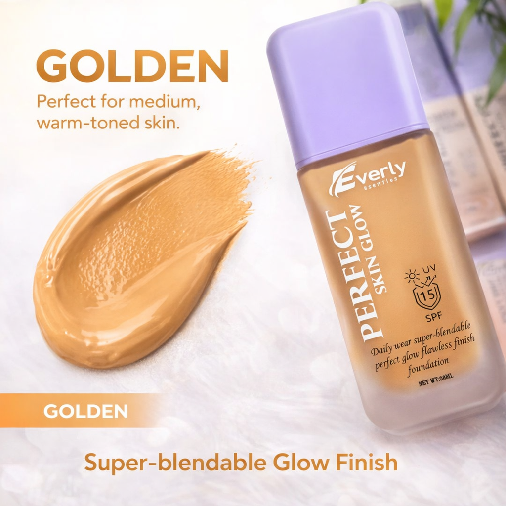 Everly Beauties DewyGlow SPF15 Perfect Finish Foundation