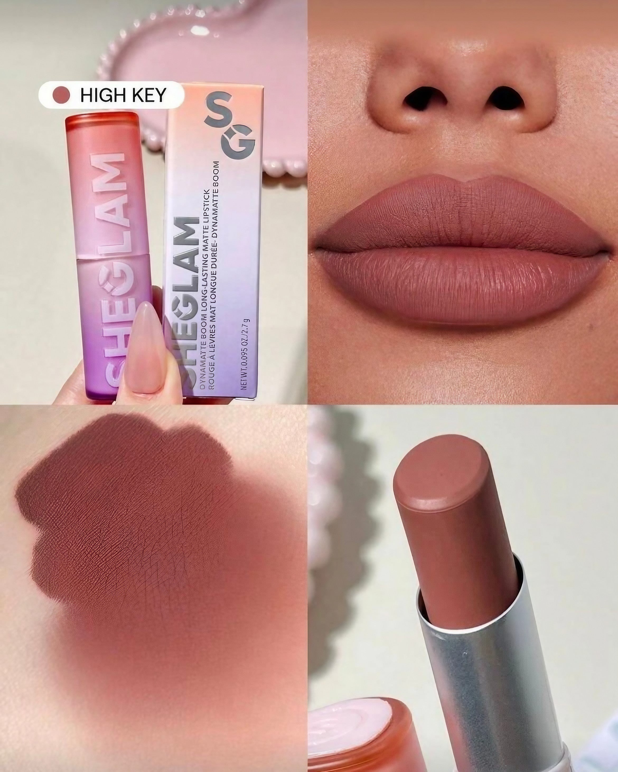 Sheglam Dynamatte Boom Matte Lipstic | Long-Lasting