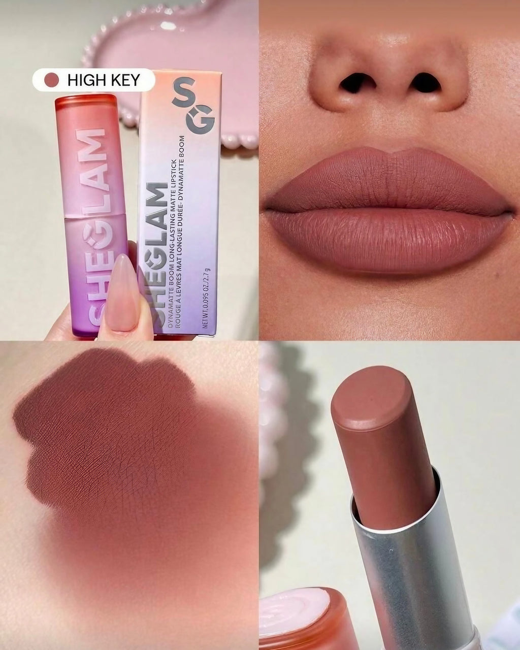 Sheglam Dynamatte Boom Matte Lipstic | Long-Lasting