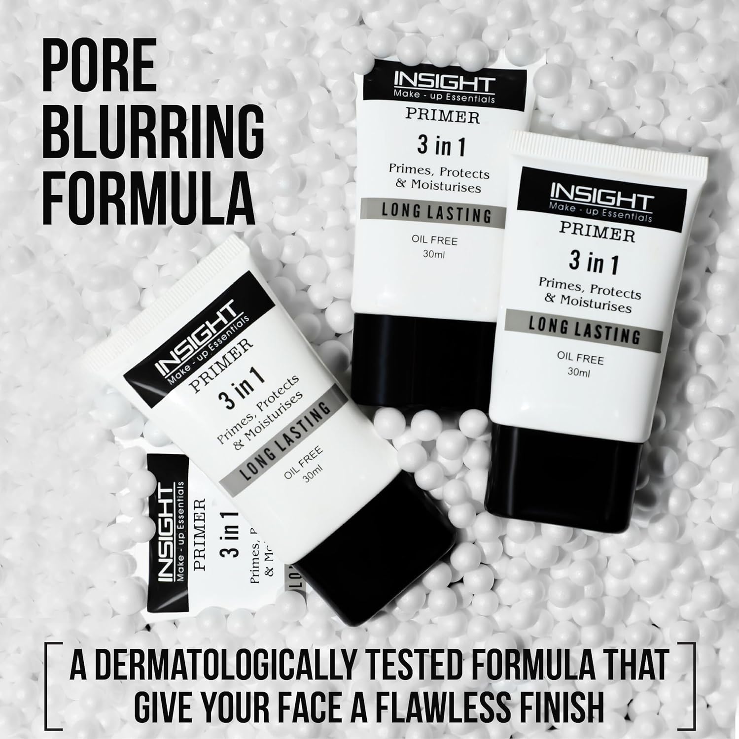 Insight Cosmetics 3-in-1 Primer – Hydrating, Pore-Minimizing Makeup Base