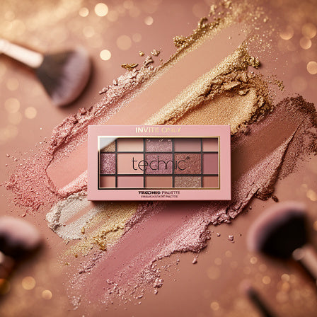 Technic Invite Only Pressed Pigment Palette – 15 Vibrant Shades | Eye Shadow in Bangladesh