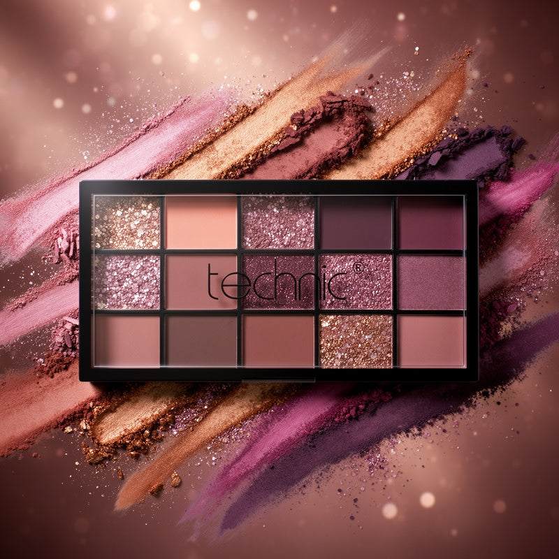Technic Invite Only Pressed Pigment Palette – 15 Vibrant Shades | Eye Shadow in Bangladesh