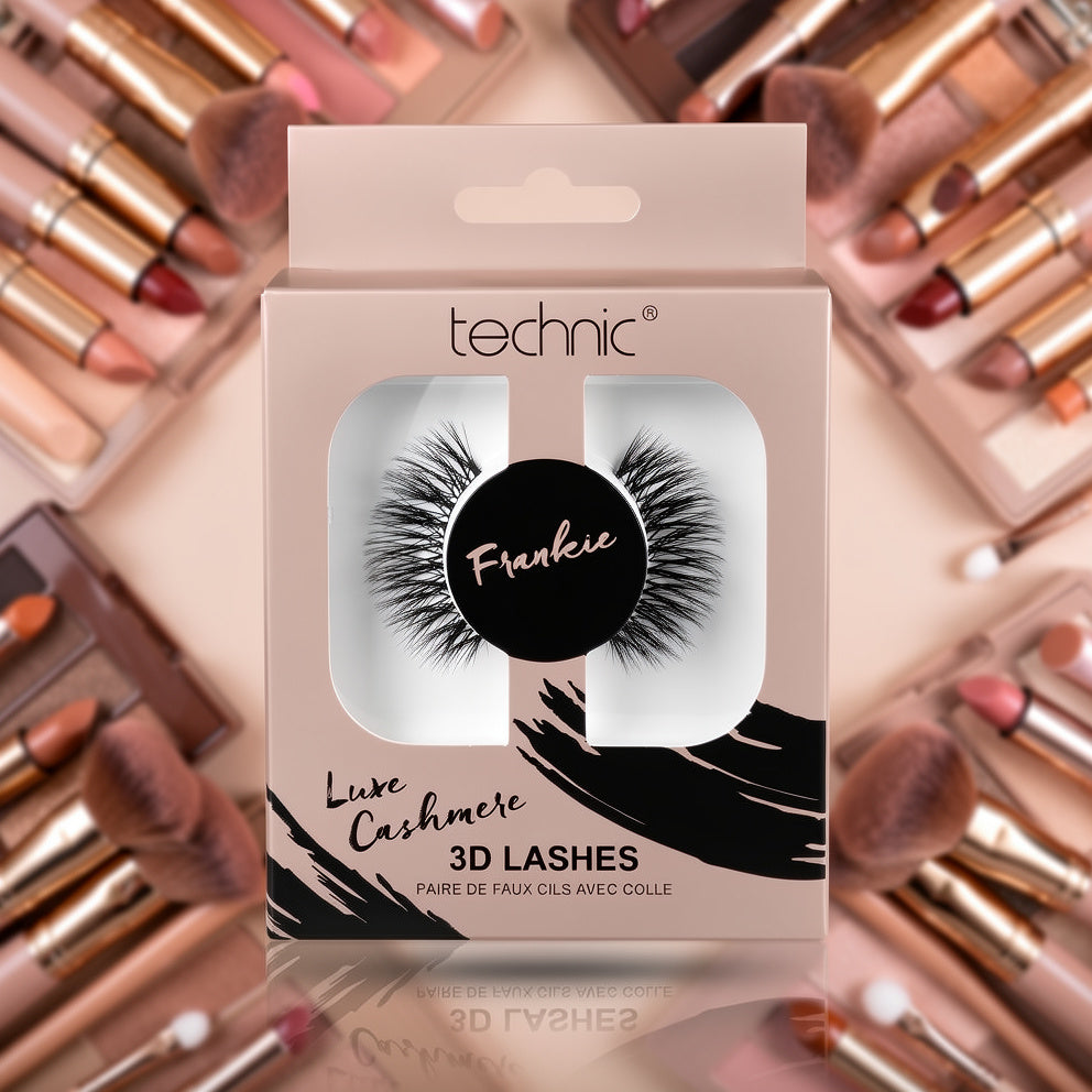 Technic Luxe Cashmere Lashes – Frankie | Lightweight, Fluffy Vegan Lashes