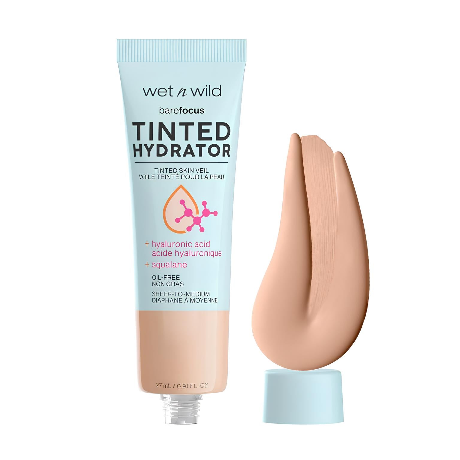 Wet n Wild Bare Focus Tinted Hydrator | Buildable Hydrating Coverage with Semi-Matte Finish
