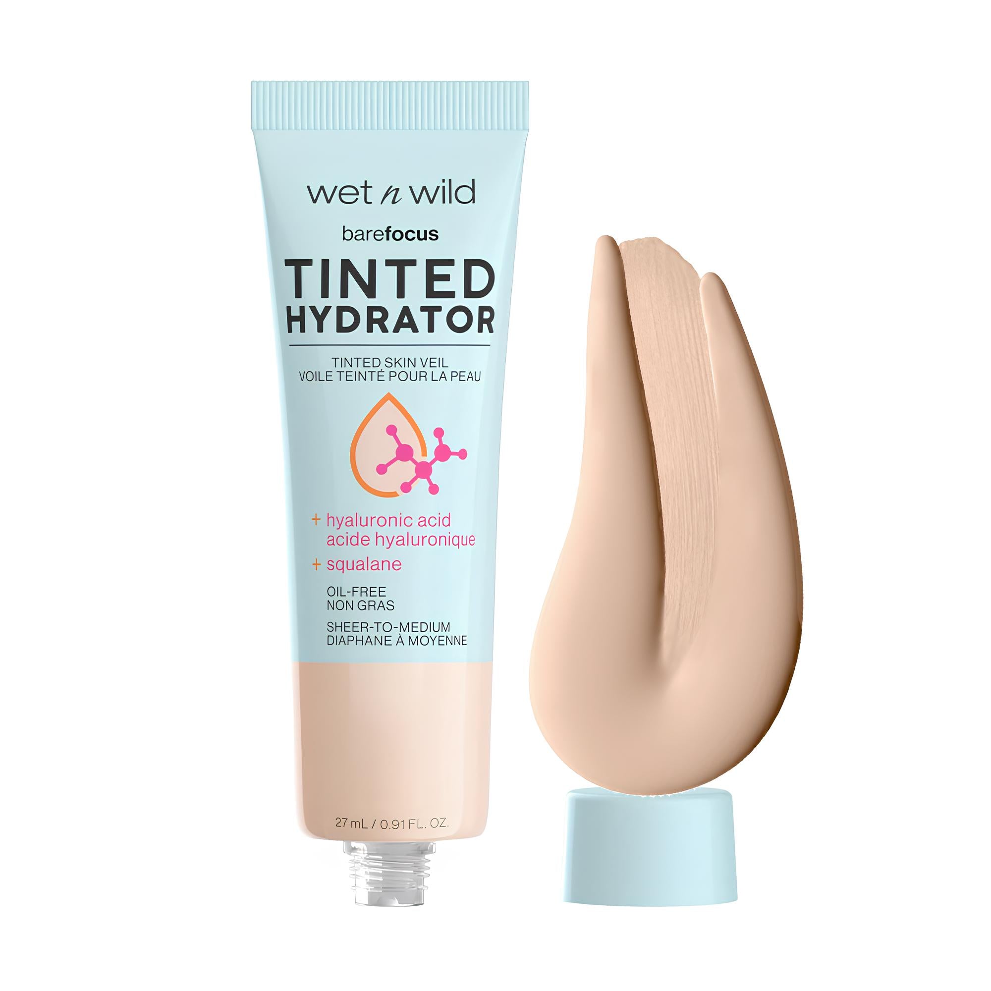 Wet n Wild Bare Focus Tinted Hydrator | Buildable Hydrating Coverage with Semi-Matte Finish