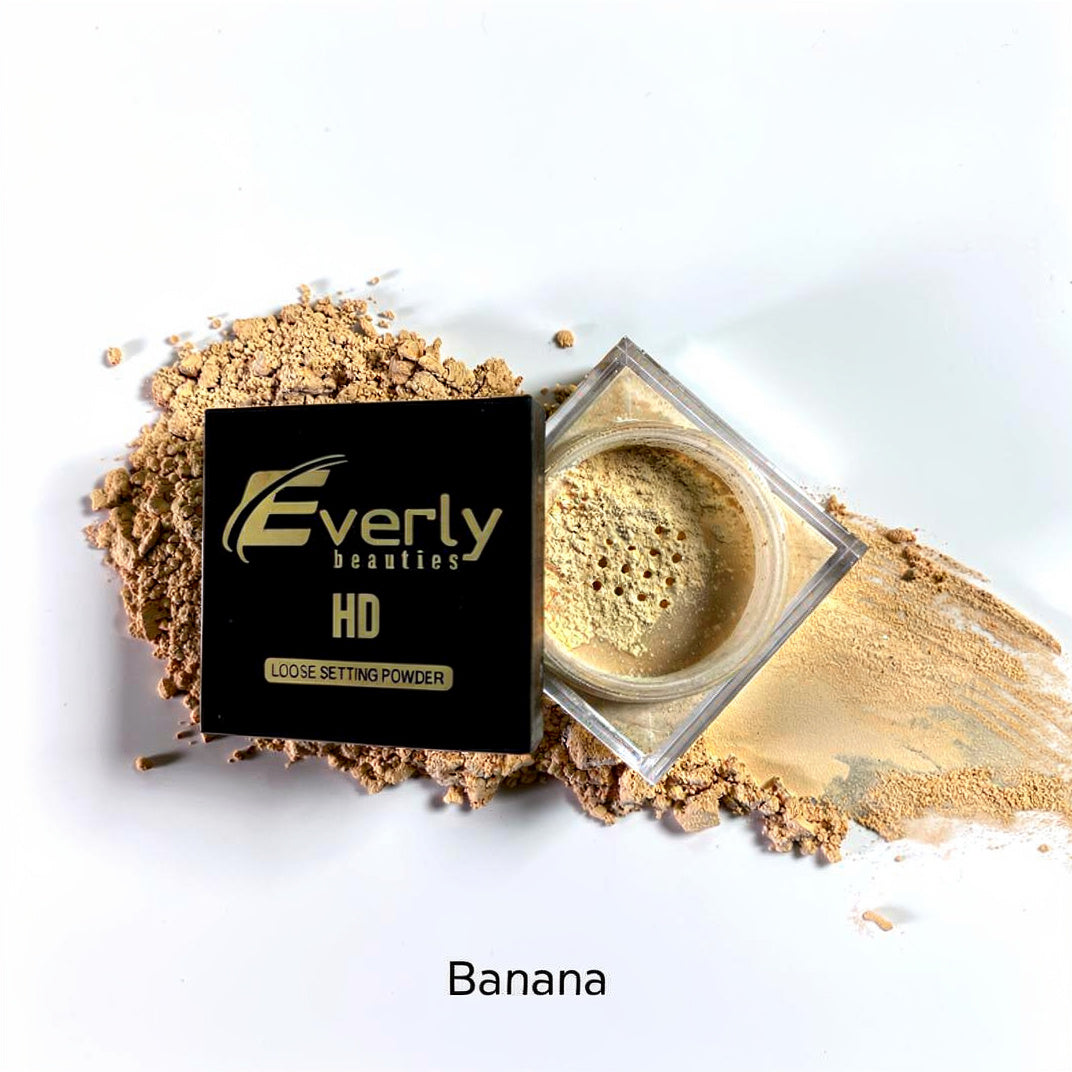 Everly Beauties HD Loose Setting Powder | Pure Matte Waterproof Finish
