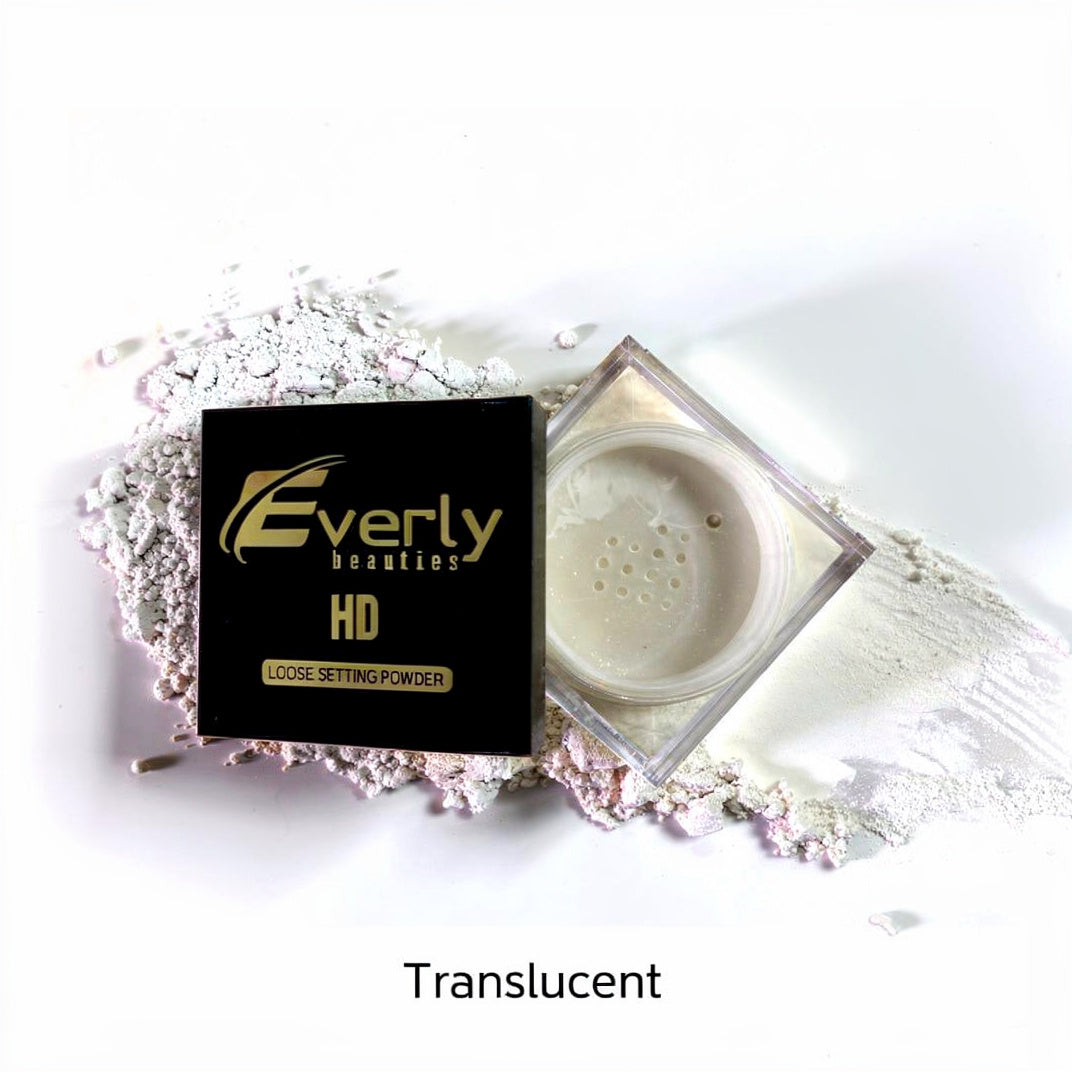 Everly Beauties HD Loose Setting Powder | Pure Matte Waterproof Finish