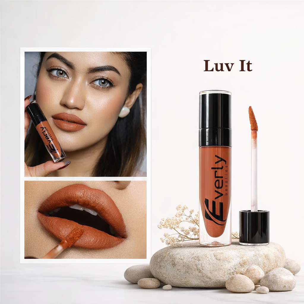 Everly Beauties Waterproof Matte Liquid Lipstick | Long-Lasting High Pigment