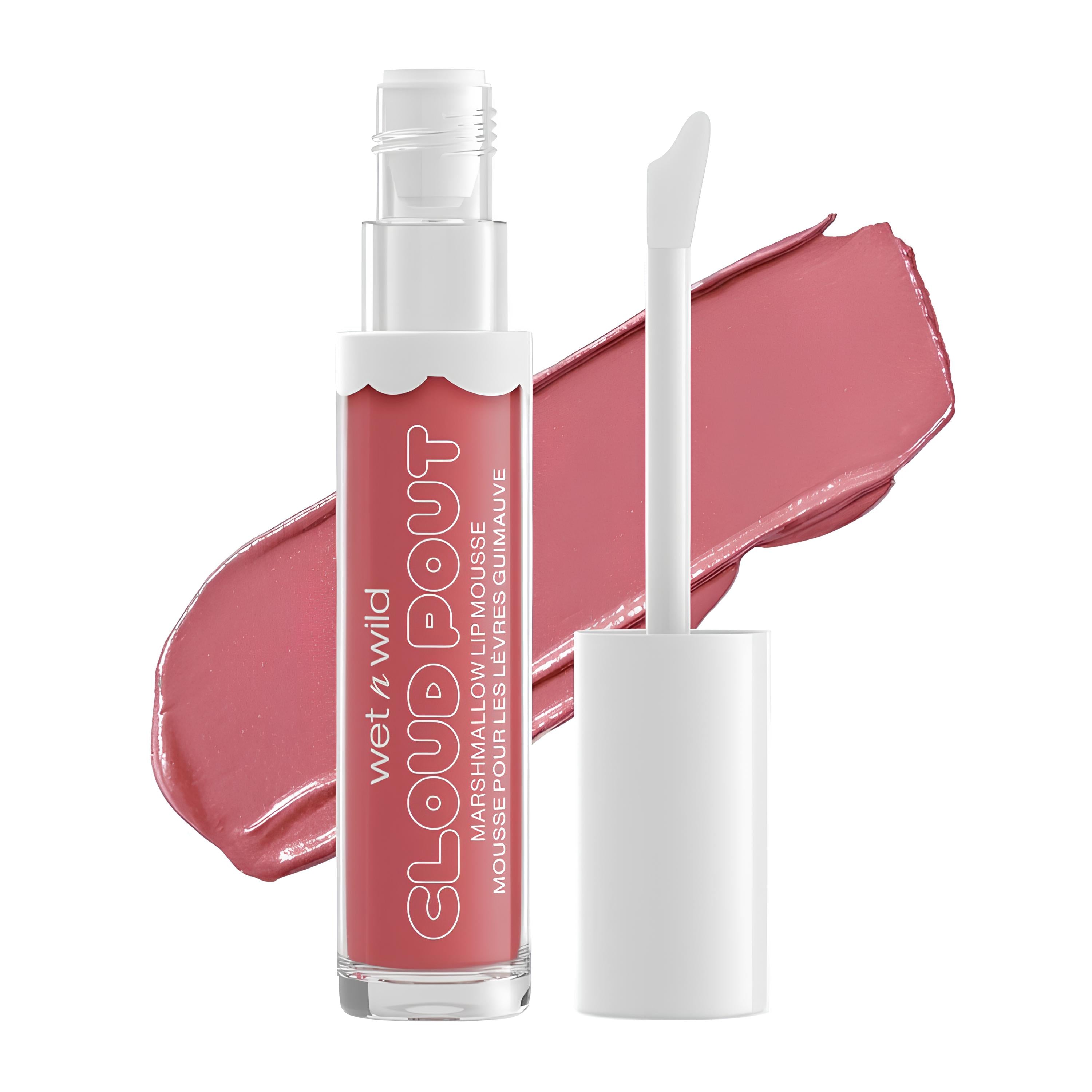 Wet n Wild Cloud Pout Marshmallow Lip Mousse | Soft Matte Vegan Lip Color