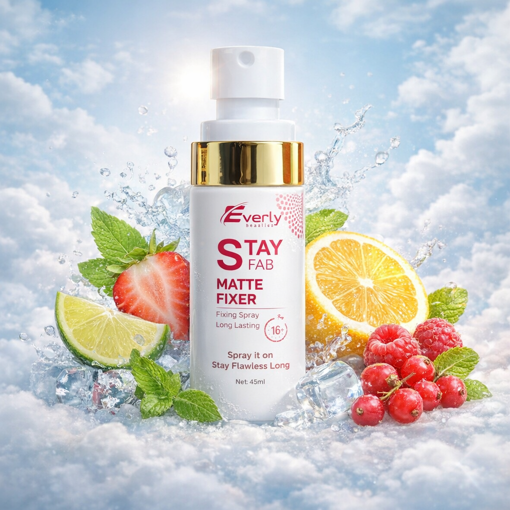 Everly Beauties Stay Fab Fixing Spray – Matte & Dewy Finishes