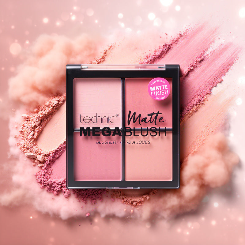Technic Matte Finish Mega Blush – 4 Warm Matte Shades | Vegetarian & Vegan Blush in Bangladesh