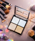Technic Mega Glow Highlighter Palette – 4 Golden Shades | Vegan & Cruelty-Free Highlighter in Bangladesh