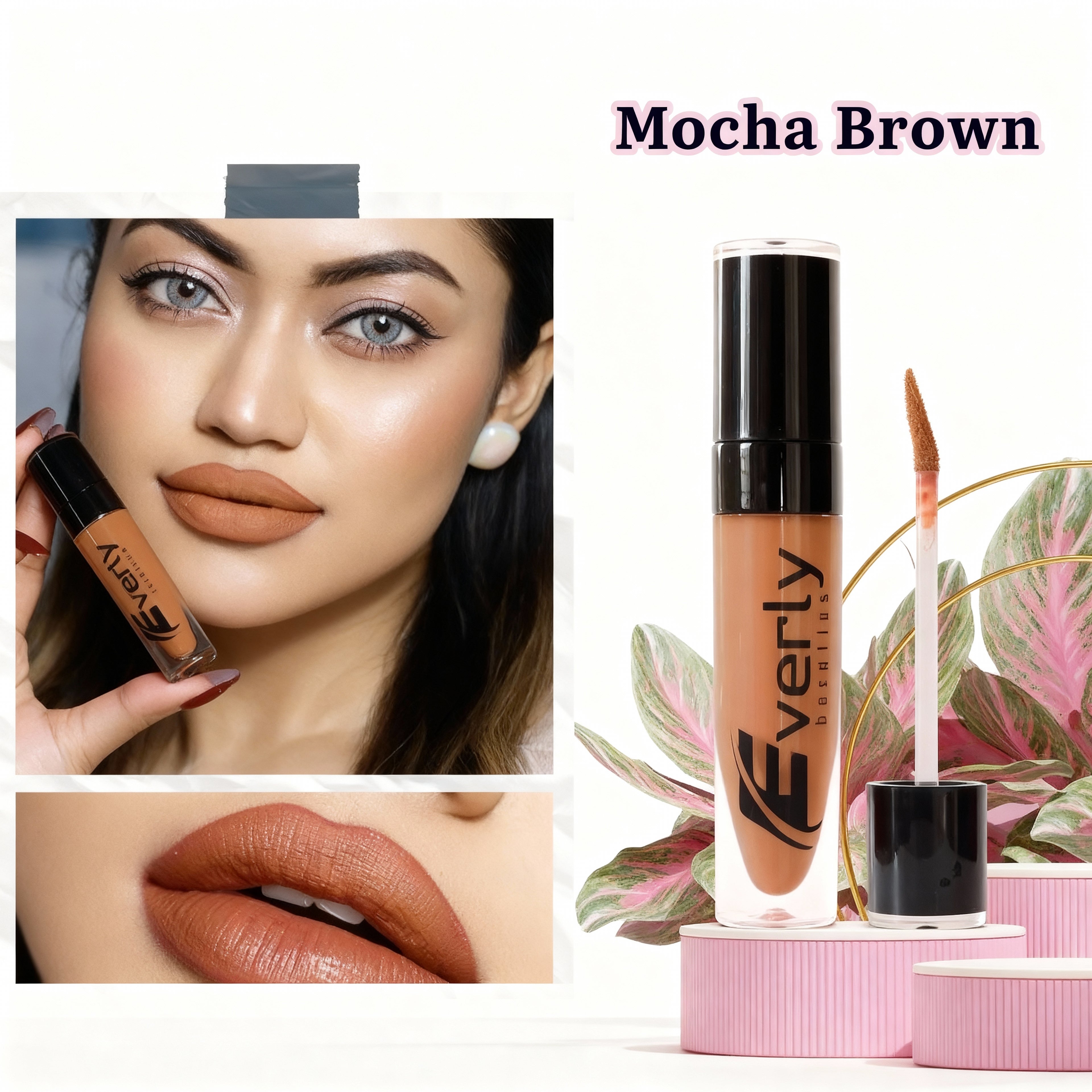 Everly Beauties Waterproof Matte Liquid Lipstick | Long-Lasting High Pigment