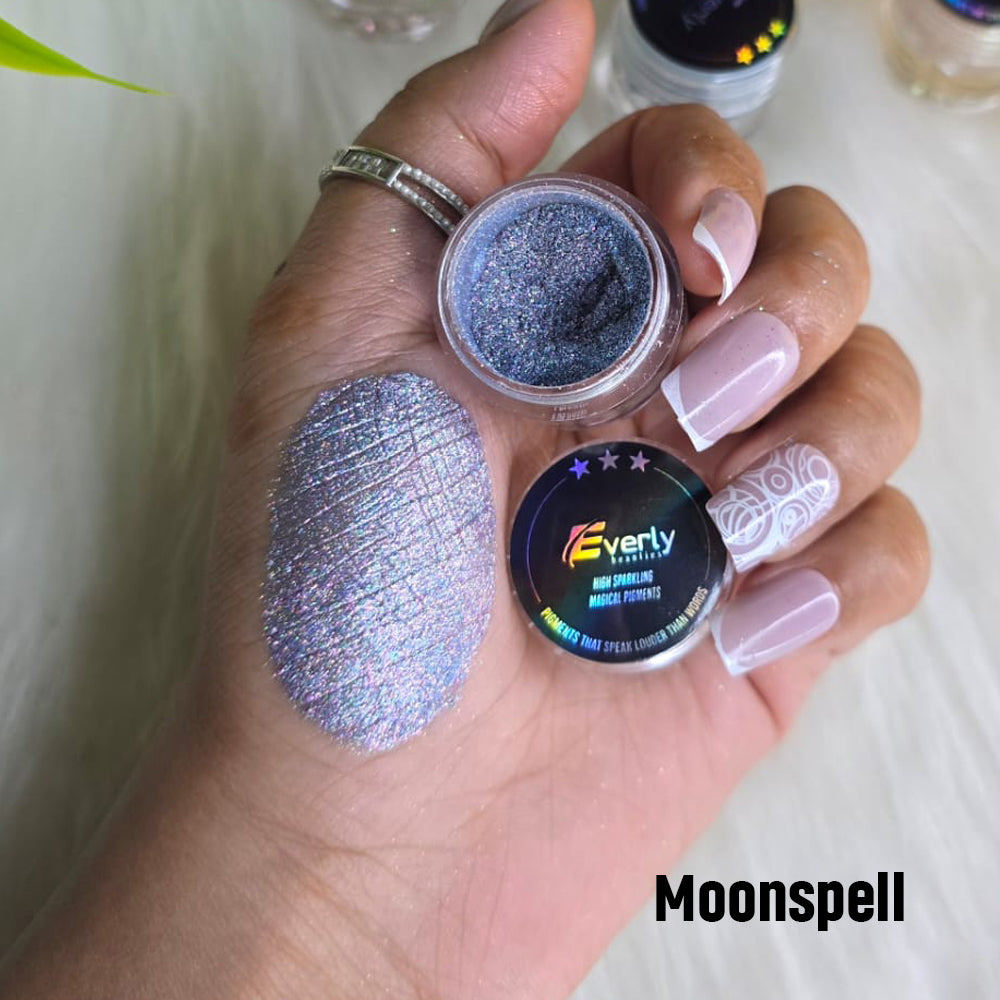 Everly Beauties CR Series Loose Pigment Eyeshadow | Soft Shimmer & High Pigment