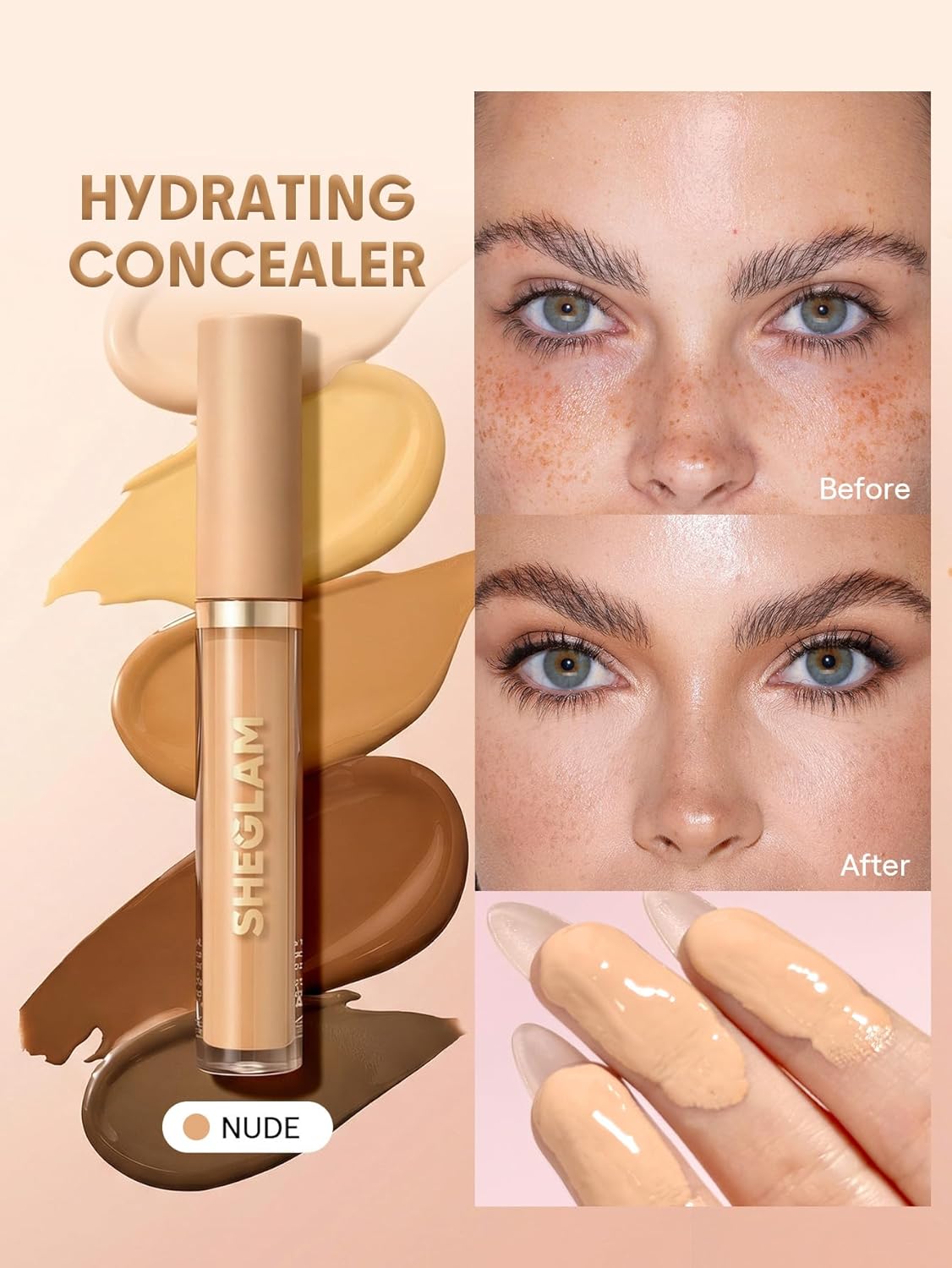 Sheglam Like Magic Color Correcting Concealer Orange | Dark Spot & Under-Eye Corrector