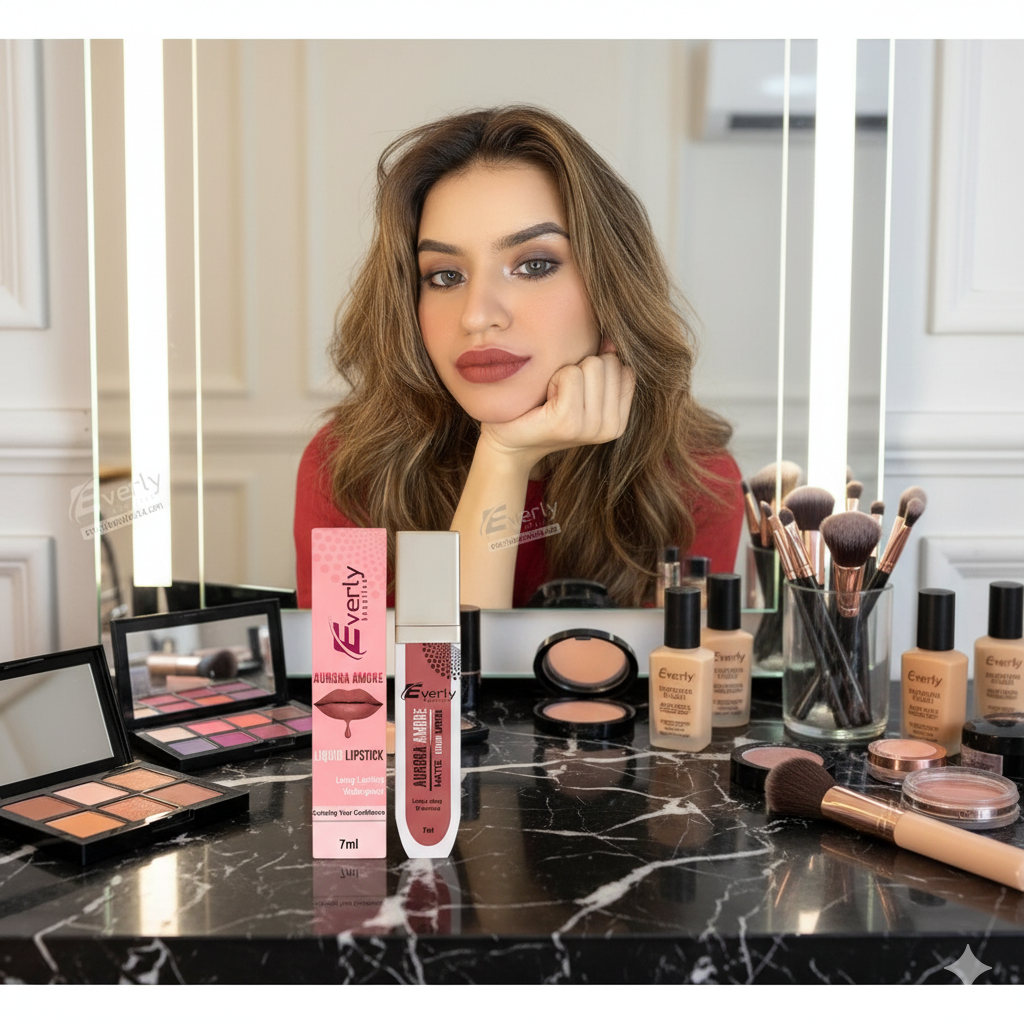 Everly Beauties Aurora Amore Matte Liquid Lipstick | Long-Lasting Waterproof Matte