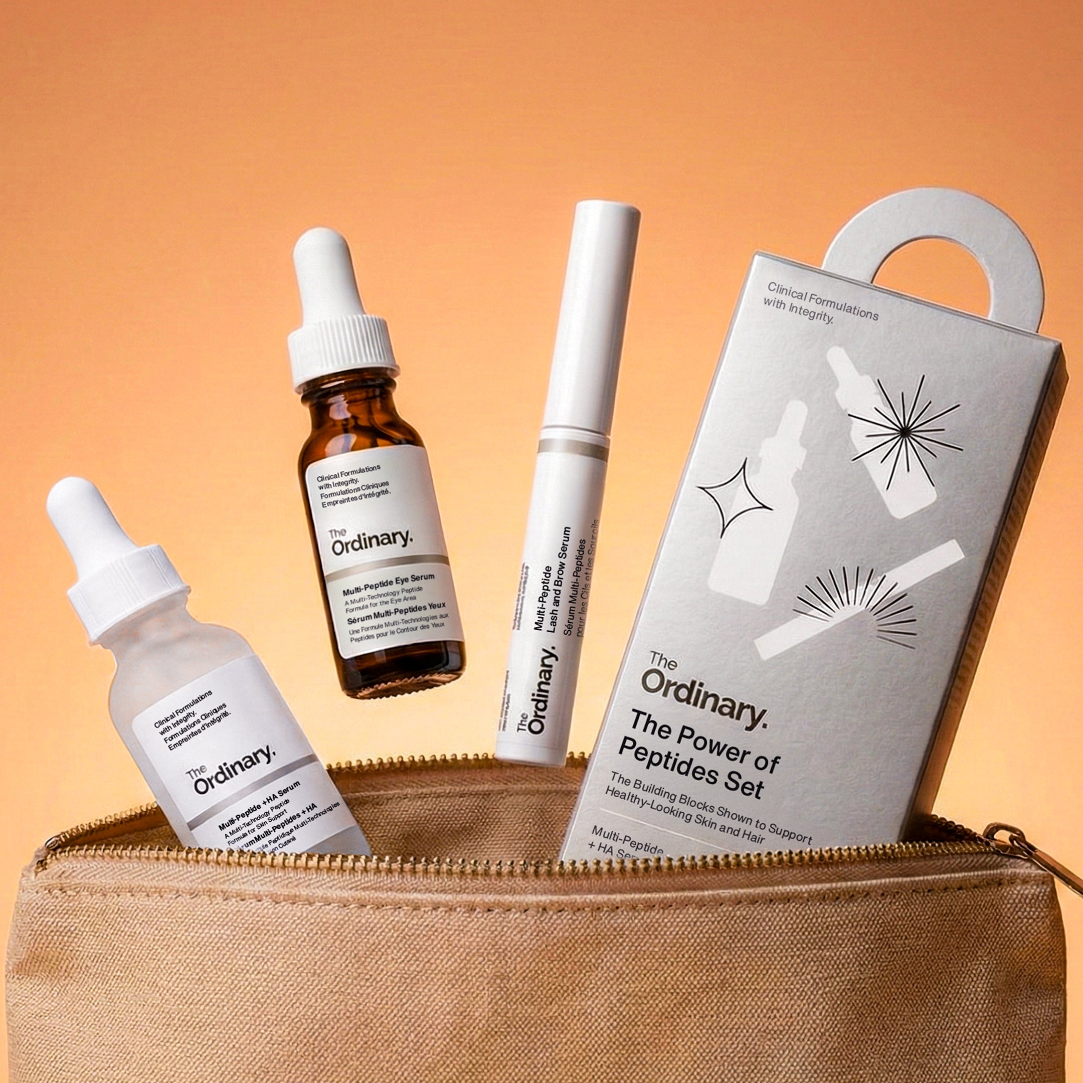 The Ordinary The Power of Peptides Set | Complete Peptide Skincare Trio
