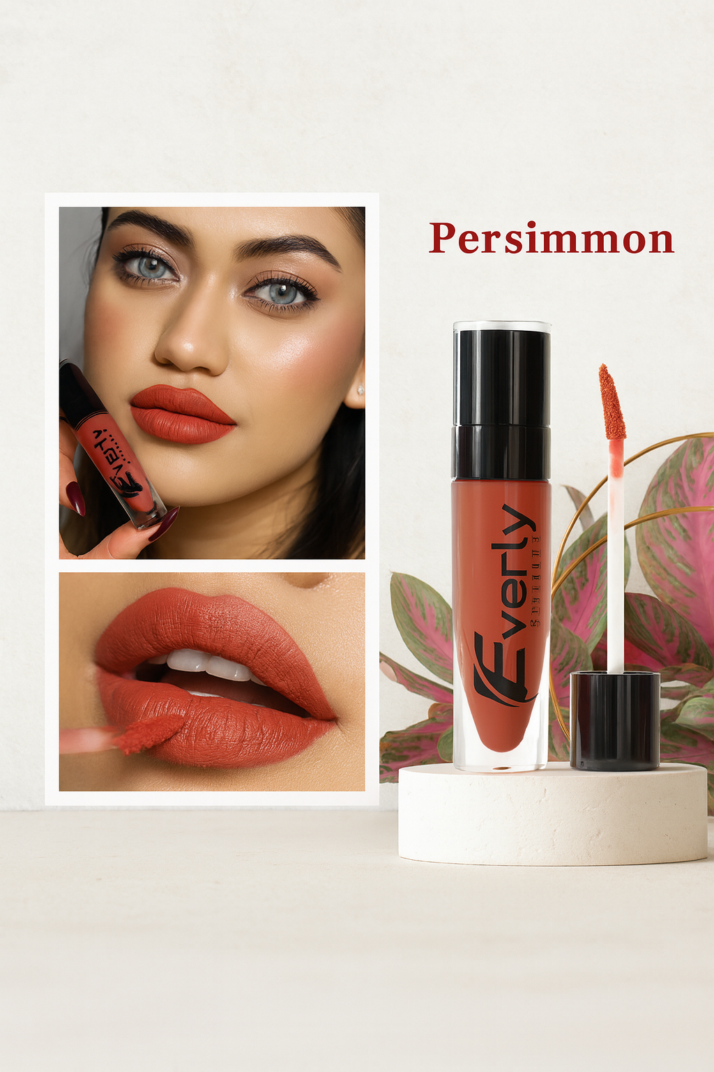 Everly Beauties Waterproof Matte Liquid Lipstick | Long-Lasting High Pigment