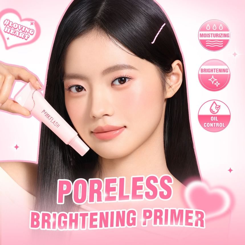 Pink Flash Conceal Pores Primer PR01 – Lightweight Pore-Blurring Matte Primer