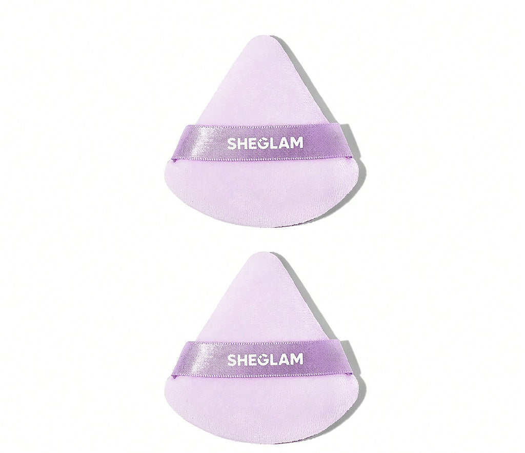 Sheglam Insta-Ready Powder Puff | Soft Triangle Makeup Puff for Loose & Pressed Powder