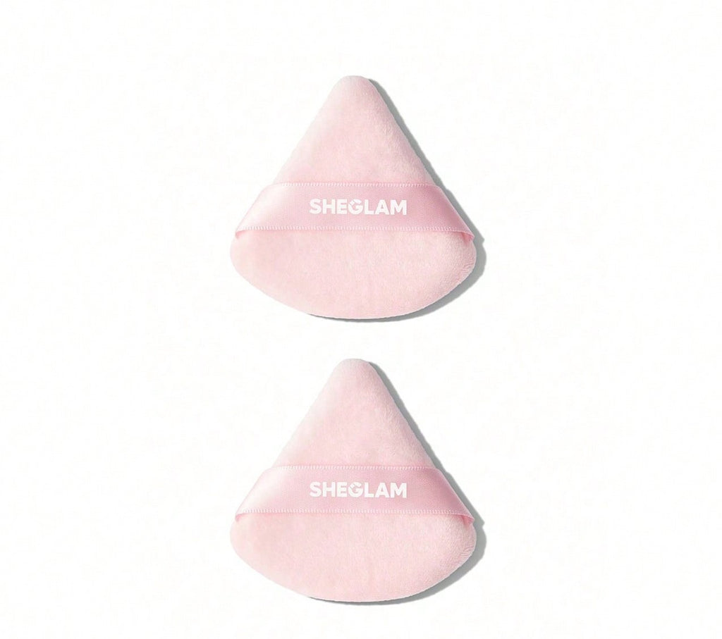 Sheglam Insta-Ready Powder Puff | Soft Triangle Makeup Puff for Loose & Pressed Powder
