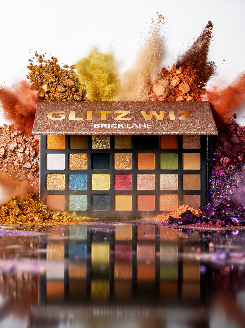 SHEGLAM Glitz Wiz Eyeshadow Palette Brick Lane | 28 Color Palette
