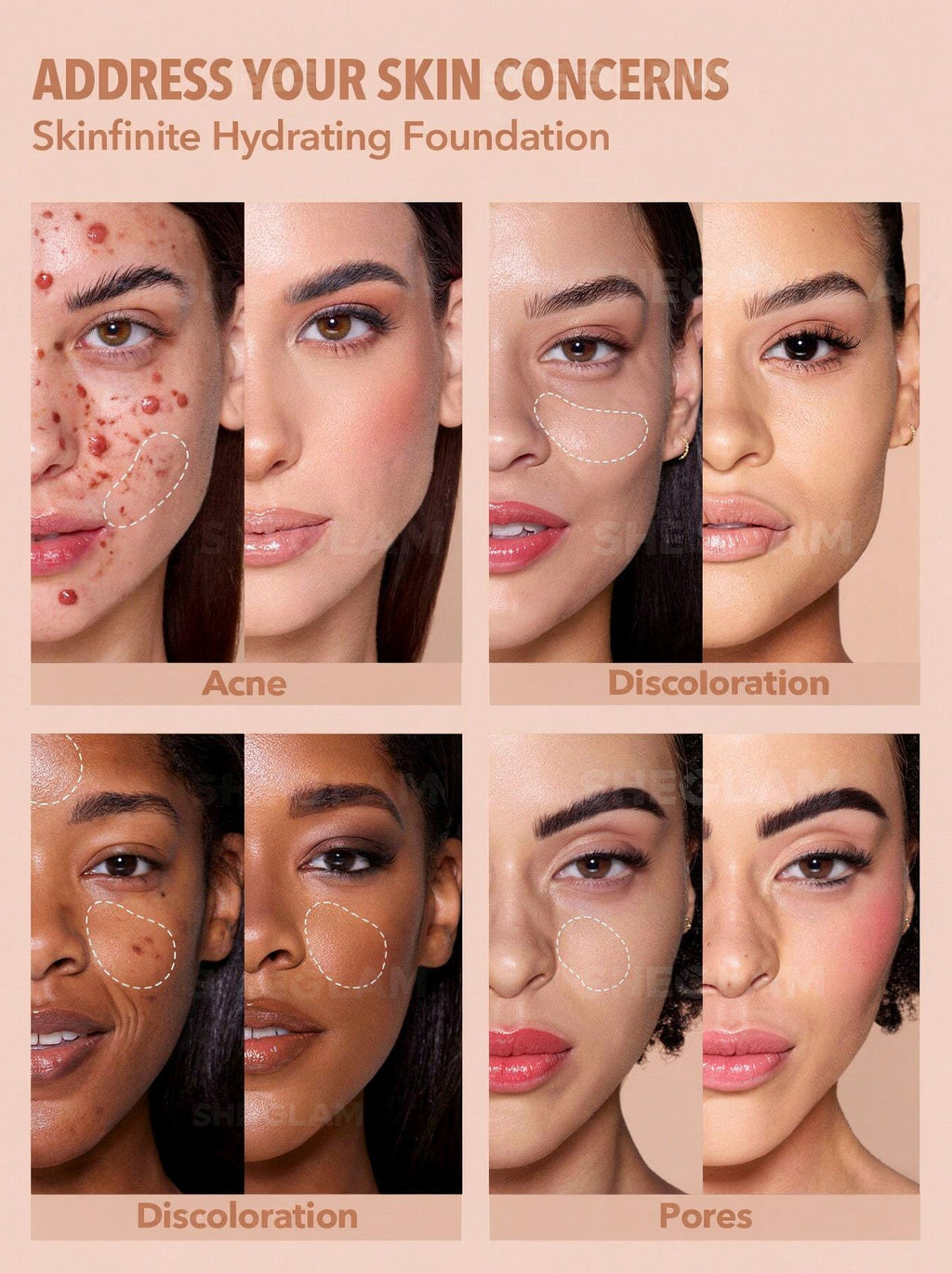 Sheglam Skinfinite Hydrating Foundation Golden | Natural Glow